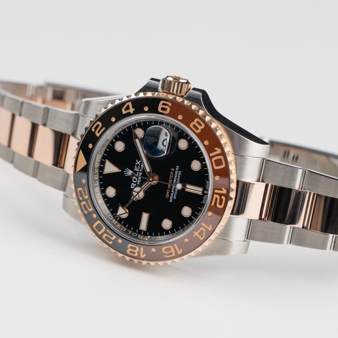 Rolex GMT-Master II "Rootbeer" Rose Gold & Steel Black Dial 40mm photo 6