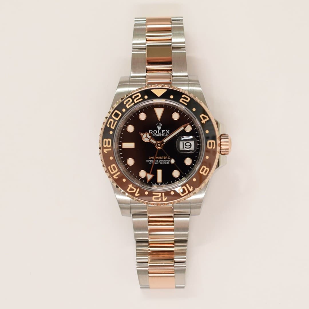 Rolex GMT-Master II "Rootbeer" Rose Gold & Steel Black Dial 40mm photo 2