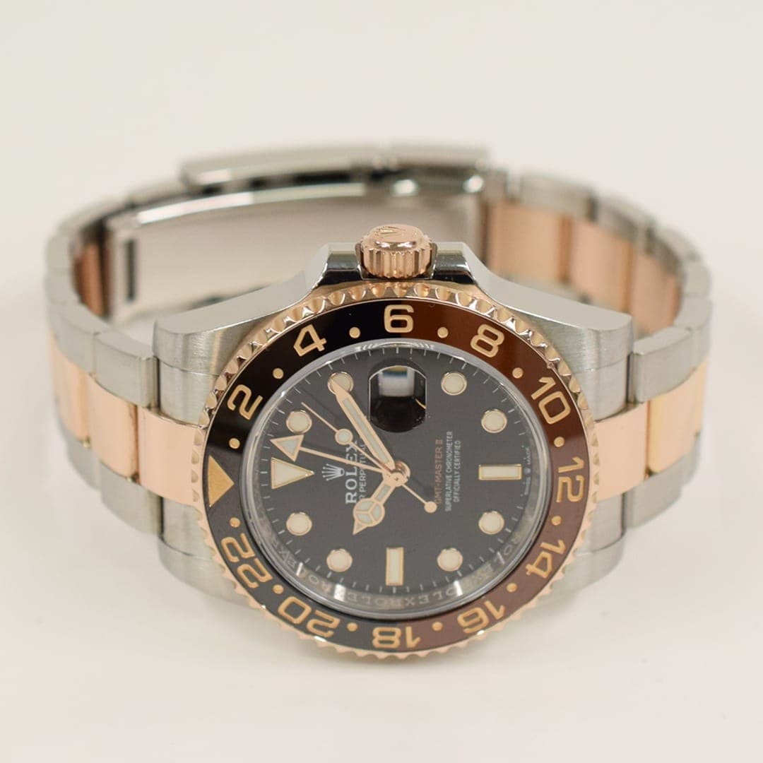 Rolex GMT-Master II "Rootbeer" Rose Gold & Steel Black Dial 40mm photo 3
