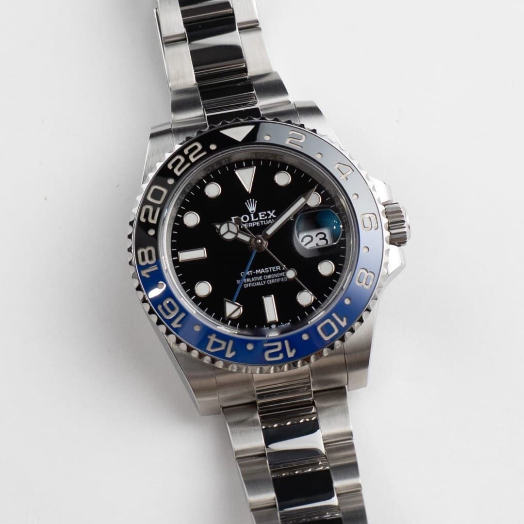 Rolex GMT-Master II Steel Black Dial "Batman" 40mm