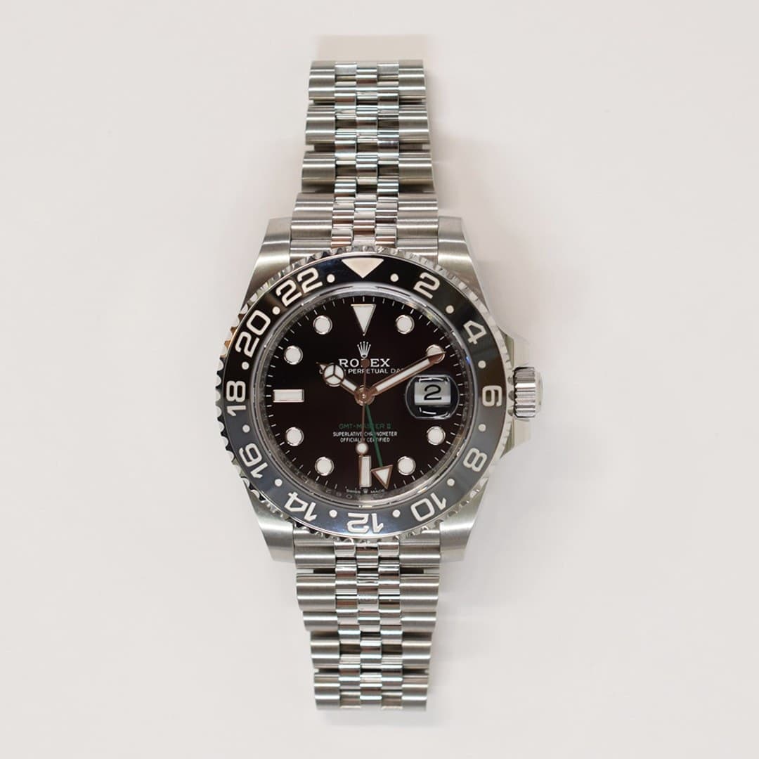 Rolex GMT-Master II "Bruce Wayne" Steel Jubilee Black Dial 40mm