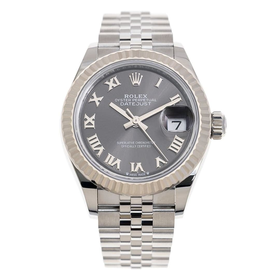 Rolex Lady-Datejust Steel Jubilee Grey Dial 28mm
