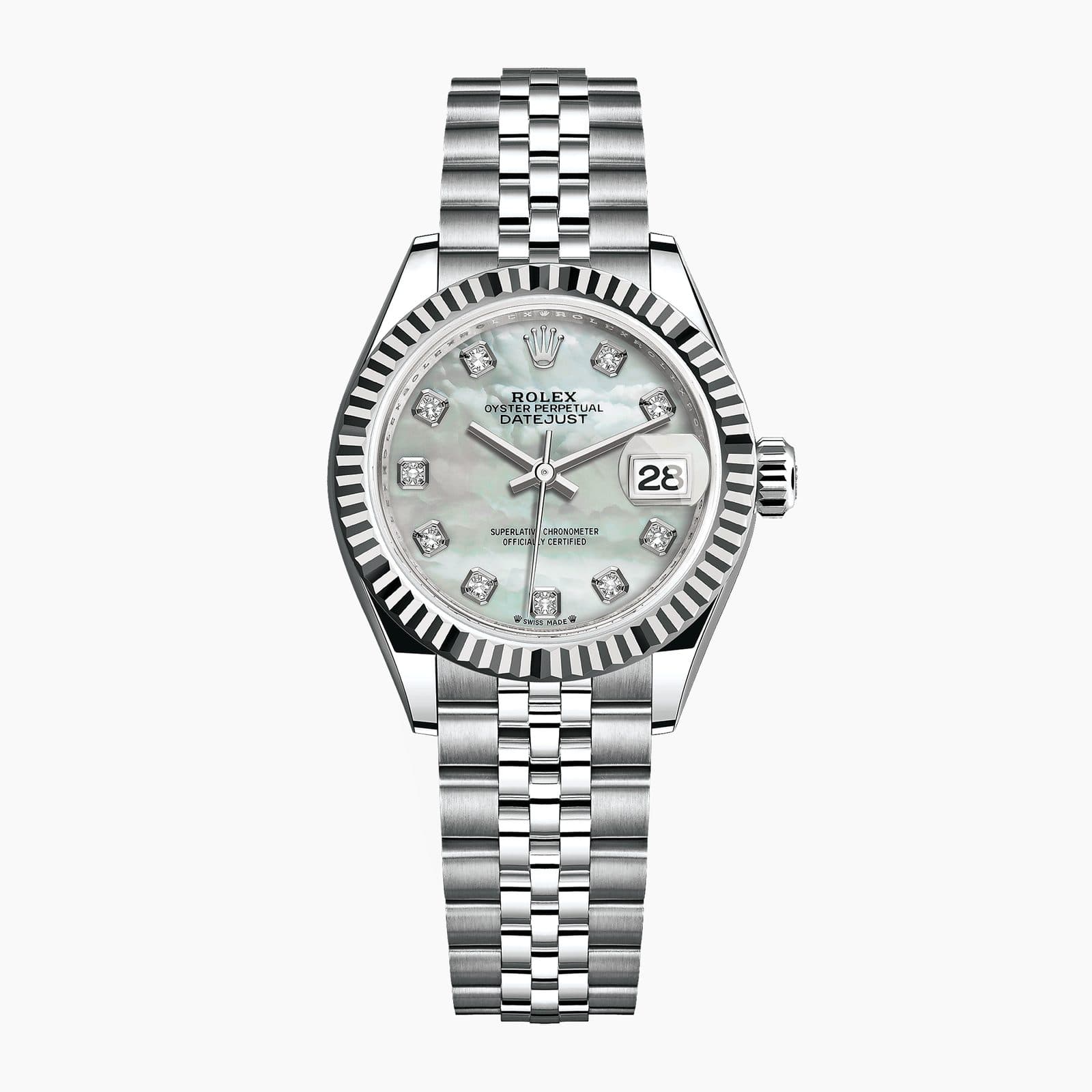 Rolex Lady-Datejust Steel Jubilee Mother of Pearl Dial 28mm