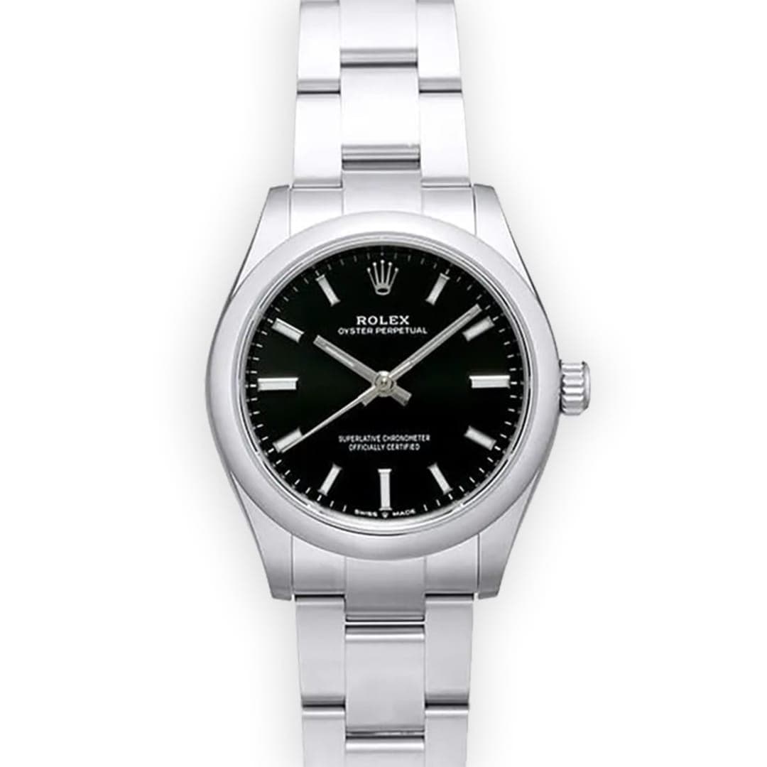 Rolex Oyster Perpetual Steel Black Dial 31mm photo 2
