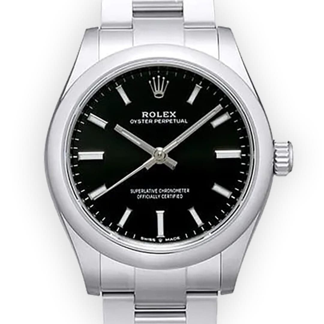 Rolex Oyster Perpetual Steel Black Dial 31mm photo 3