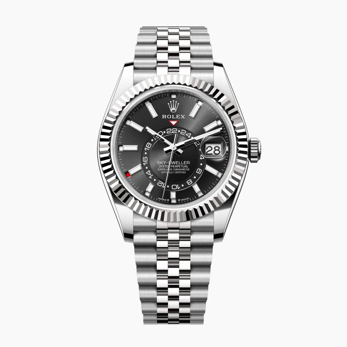 Rolex Sky-Dweller Steel Jubilee Black Dial 42mm