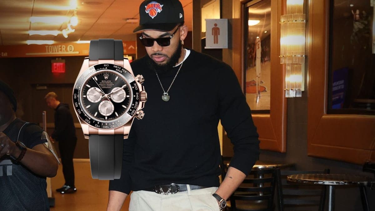 Josh Hart's rose gold Patek Philippe Nautilus 5712