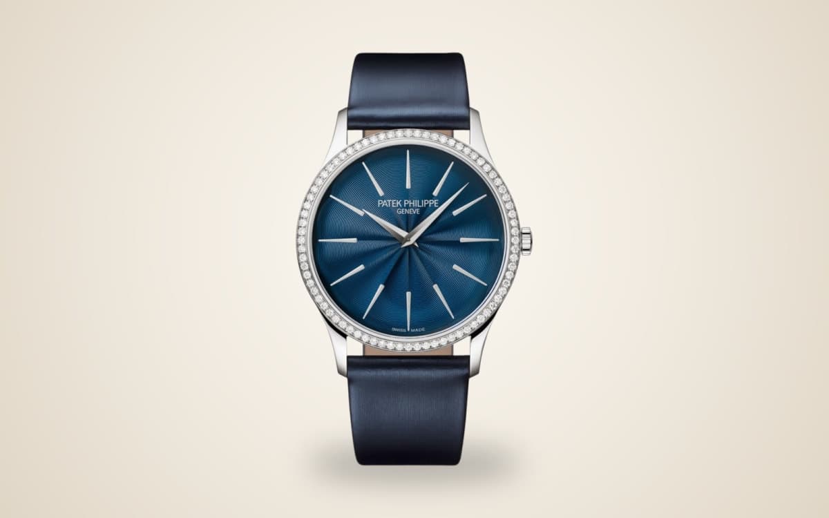 Patek Philippe Calatrava 4997/200G with diamond-set bezel