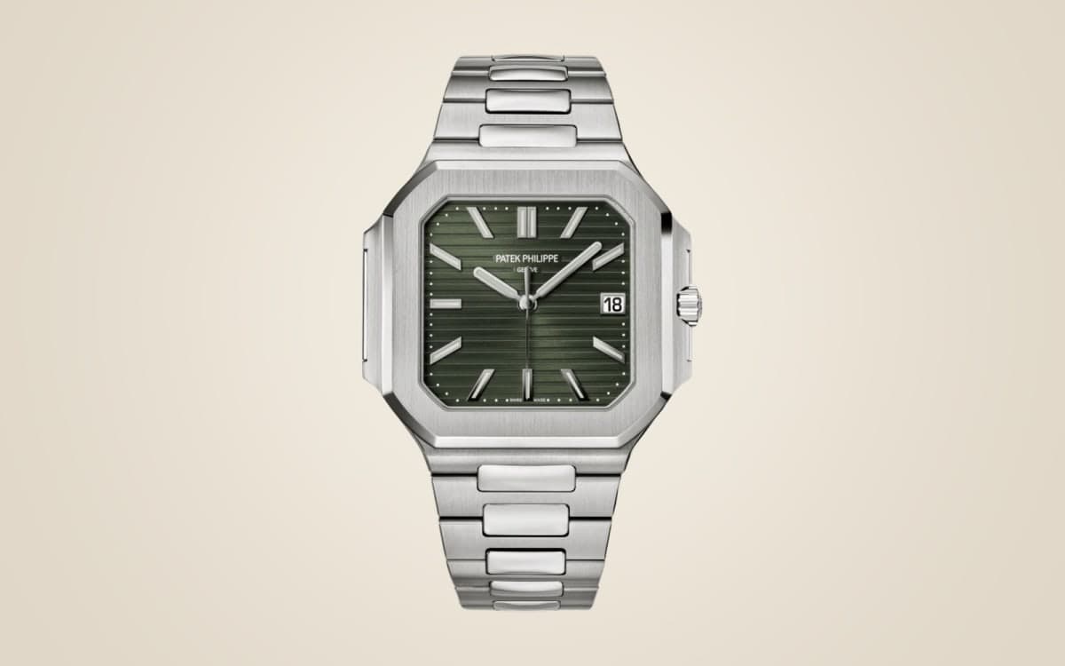 Patek Philippe Cubitus in steel with green dial
