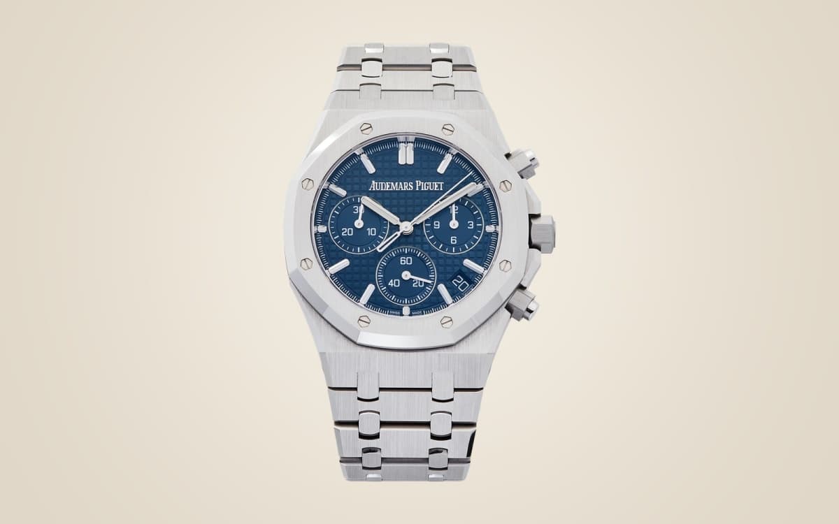 Audemars Piguet Royal Oak Chronograph 26240ST with blue dial