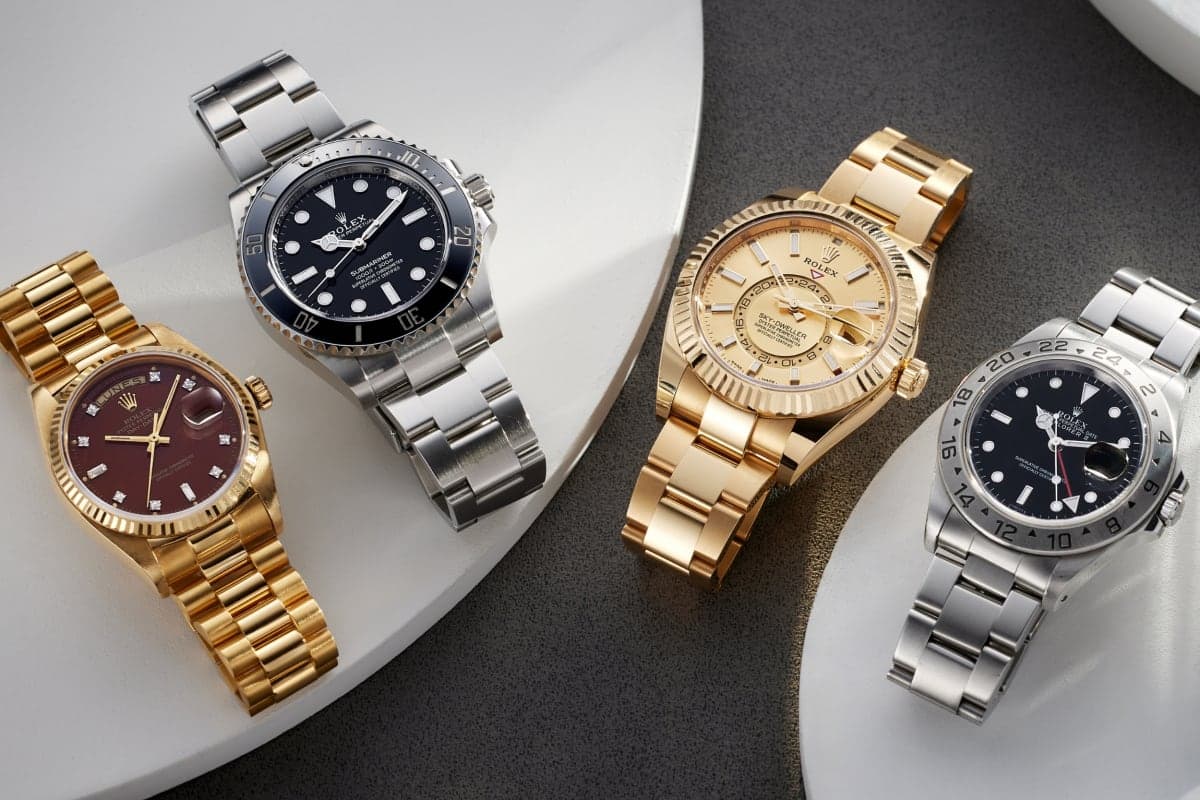 Rolex watches from the Submariner and Daytona collections